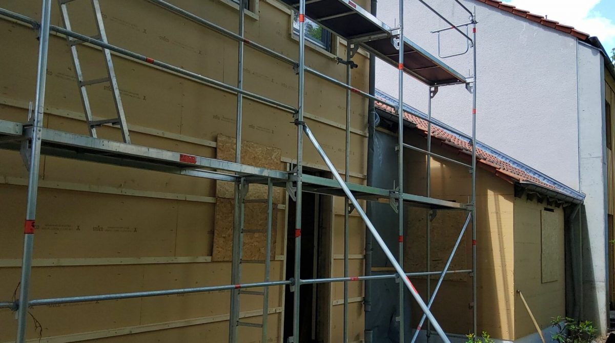 Wiederaufbau Fassade | Bauphase